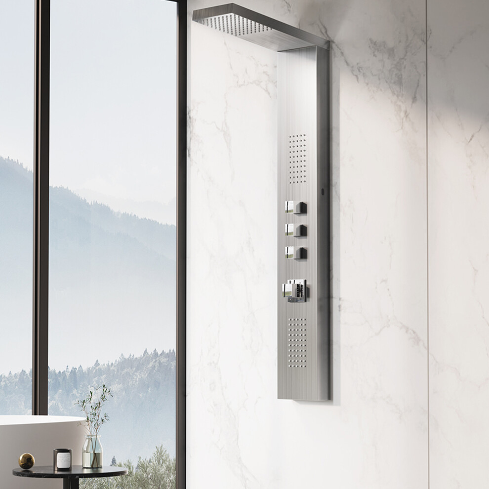 Thermostatic Exposed Shower Tower Panel