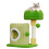 (Green) 53CM Tree - Hole Design Cat Tree Tower Playing House For Hide And Sleep 4
