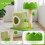 (Green) 53CM Tree - Hole Design Cat Tree Tower Playing House For Hide And Sleep 7
