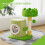 (Green) 53CM Tree - Hole Design Cat Tree Tower Playing House For Hide And Sleep 9