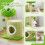 (Green) 53CM Tree - Hole Design Cat Tree Tower Playing House For Hide And Sleep 11