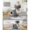 (Light Grey) 53CM Tree - Hole Design Cat Tree Tower Playing House For Hide And Sleep 11