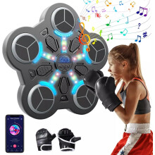 SMART PUNCHING BOXING ELECTRONIC MUSIC MACHINE HOME TRAINING BLUETOOTH WITH LED
