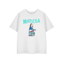 (13-14 Years) Roald Dahl Short Sleeved T-Shirt (Unisex Kids White)