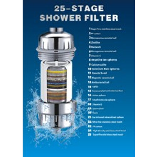 25-layer filtration set shower purifier 1