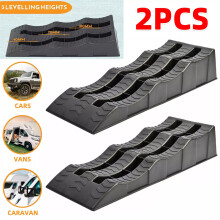 Leveling Ramps 3 Stage Trailer Wheel Chocks with Non Slip