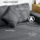 Homcom HOMCOM Corner Sofa Bed with Storage, 3 Seater Pull Out Sofa Bed, Dark Grey 8