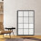 Living And Home Classic Window Mirror Wall Accent Metal Framed Mirror 2