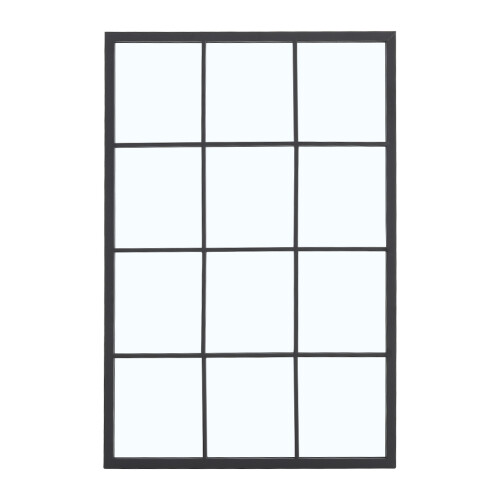 Living And Home Classic Window Mirror Wall Accent Metal Framed Mirror 2