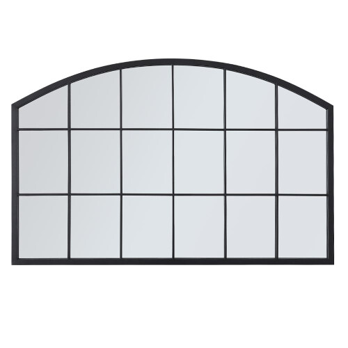 Living And Home Arched Wall Mirror for Decor Modern Black Framed Wall Mirror 2