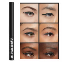 W7 Liquid Eye Liner Black Brush The Line Matte