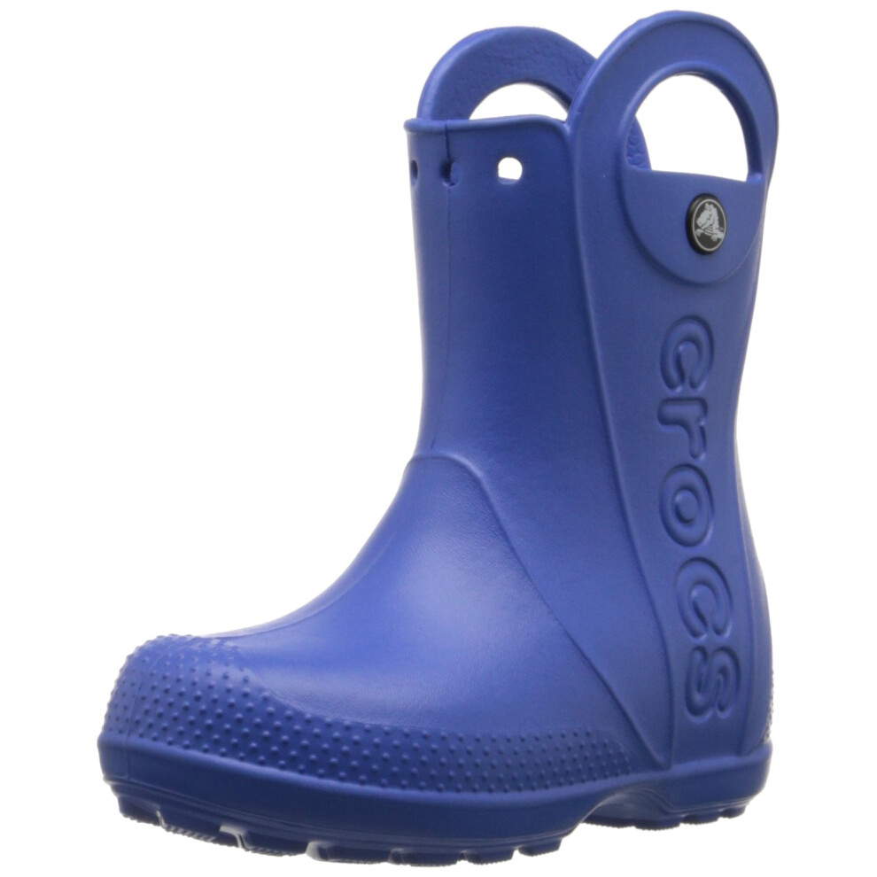 crocs Kids Handle It Rain Boot  Sea Blue  9 M US Toddler