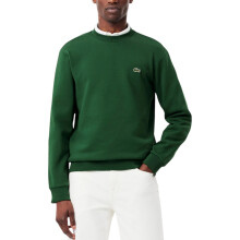 (Green, M) Lacoste Mens Fleece Sweatshirt Knitted Jumper