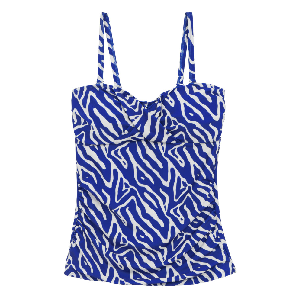 (16 UK, Brightest Blue) Regatta Womens/Ladies Aceana III Abstract Tankini Top