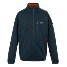 (3XL, Moonlight Denim/Tangerine Tango) Regatta Mens Kames Full Zip Fleece Jacket