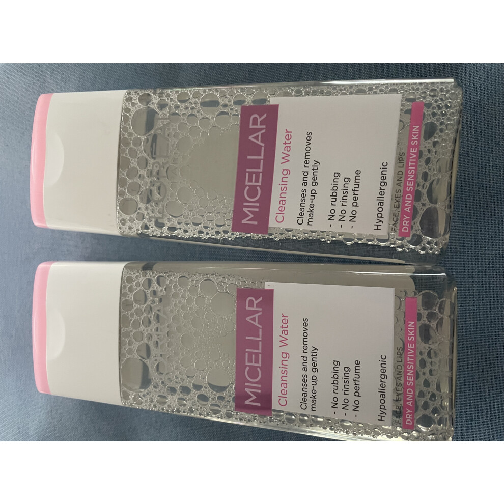 New L’oréal Paris 2 X Loreal Micellar Cleansing Water - 200Ml Each