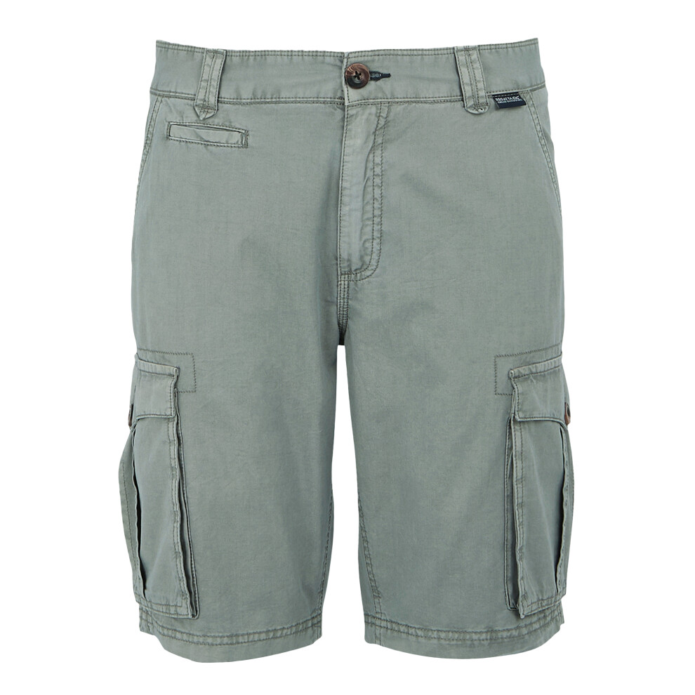 (38R, Storm Grey) Regatta Mens Shorebay II Cargo Shorts