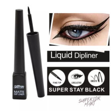 Saffron Matte Dip Eyeliner Black Liquid Dip Eye Liner Long Lasting