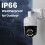 ZOSI PoE CCTV Camera System 5MP PTZ Security Camera Color Night Vision 12