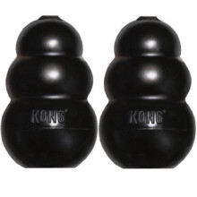 KONG Extreme Dog Pet Toy Dental Chew (2 Pack)  Large  Large - 2 Pack  Black  Model:K1-2
