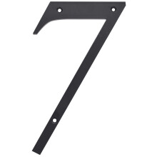 Hillman 847381 Schwarze Hausnummer 7, 15,2 cm, Nagel, Kunststoff