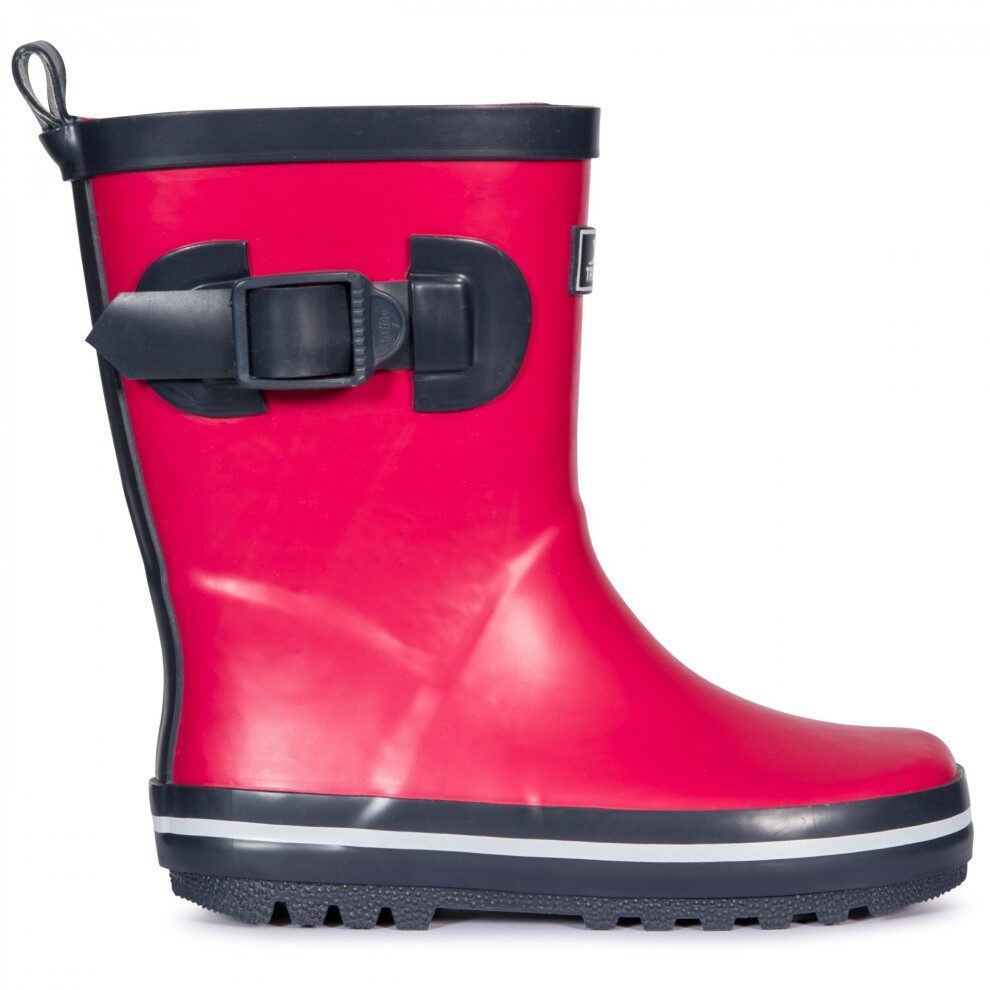 (7 Toddler UK, Pink Lady) Trespass Childrens/Kids Trumpet Welly/Wellington Boots