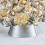Glitzhome Glitzhome Hammered Metal Christmas Tree Collar Decorations  22"" D  Si 1