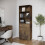 URBN Living (Rustic Brown) 5 Tier Wooden Display Bookcase Shelves Drawer 3
