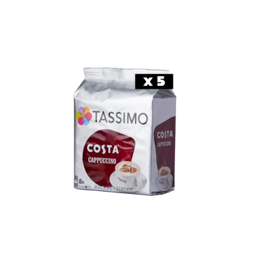 Phoenix Costa Tassimo Cappuccino Coffee Pods, 40 Servings