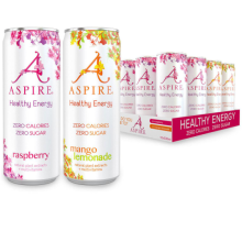 Aspire mango lemonade raspberry 12 x 330