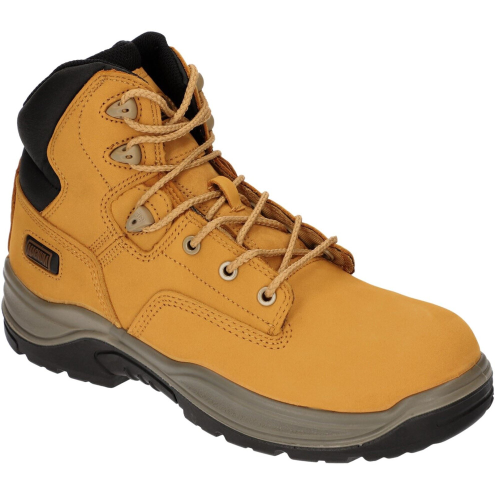 (Gold, 10 (Adults')) Magnum Precision Sitemaster Nubuck Honey Safety Boots