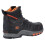 Timberland (Black, 6 (Adults')) Timberland Pro Hypercharge Work Leather Black/Orange Safety Boots 6