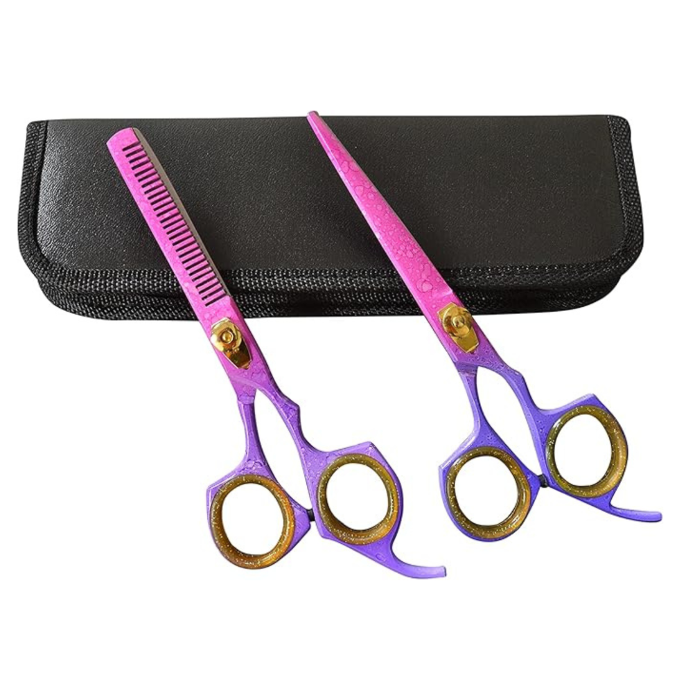 Asm Instruments Professional Hair Cutting & Thinning Scissors Barber Shears Set