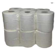 White centrefeed 2 x 6 roll 150m