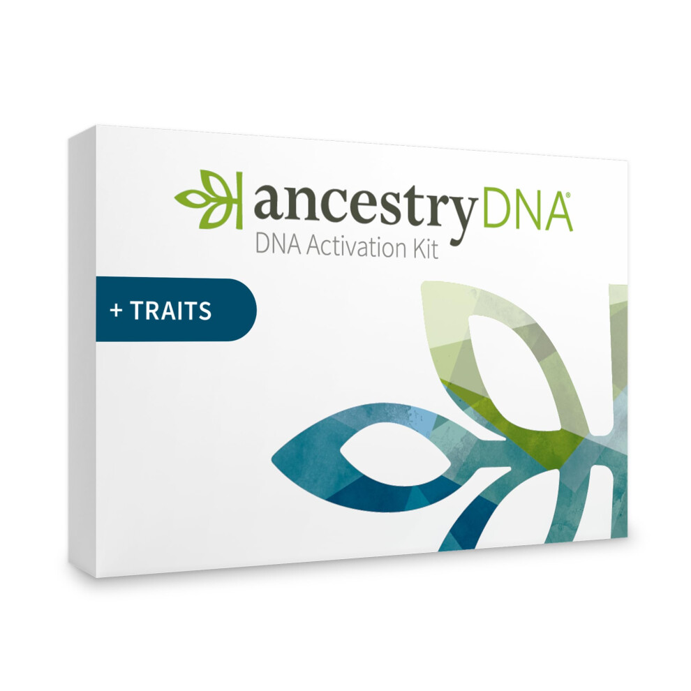 AncestryDNA + Traits Genetic Test Kit: Personalized Genetic Traits  DNA Ethnicity Test  Origins & Ethnicities  Complete DNA Test  Ancestry Reports
