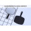 Hand Mirror, Extra Large Black Handheld Mirror with Handle 3