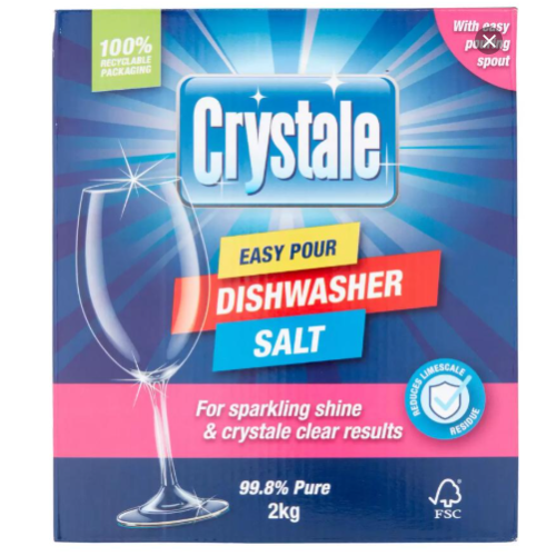 Phoenix Crystale Dishwasher Salt, 4 x 2kg (Crystale Clear Results) 1