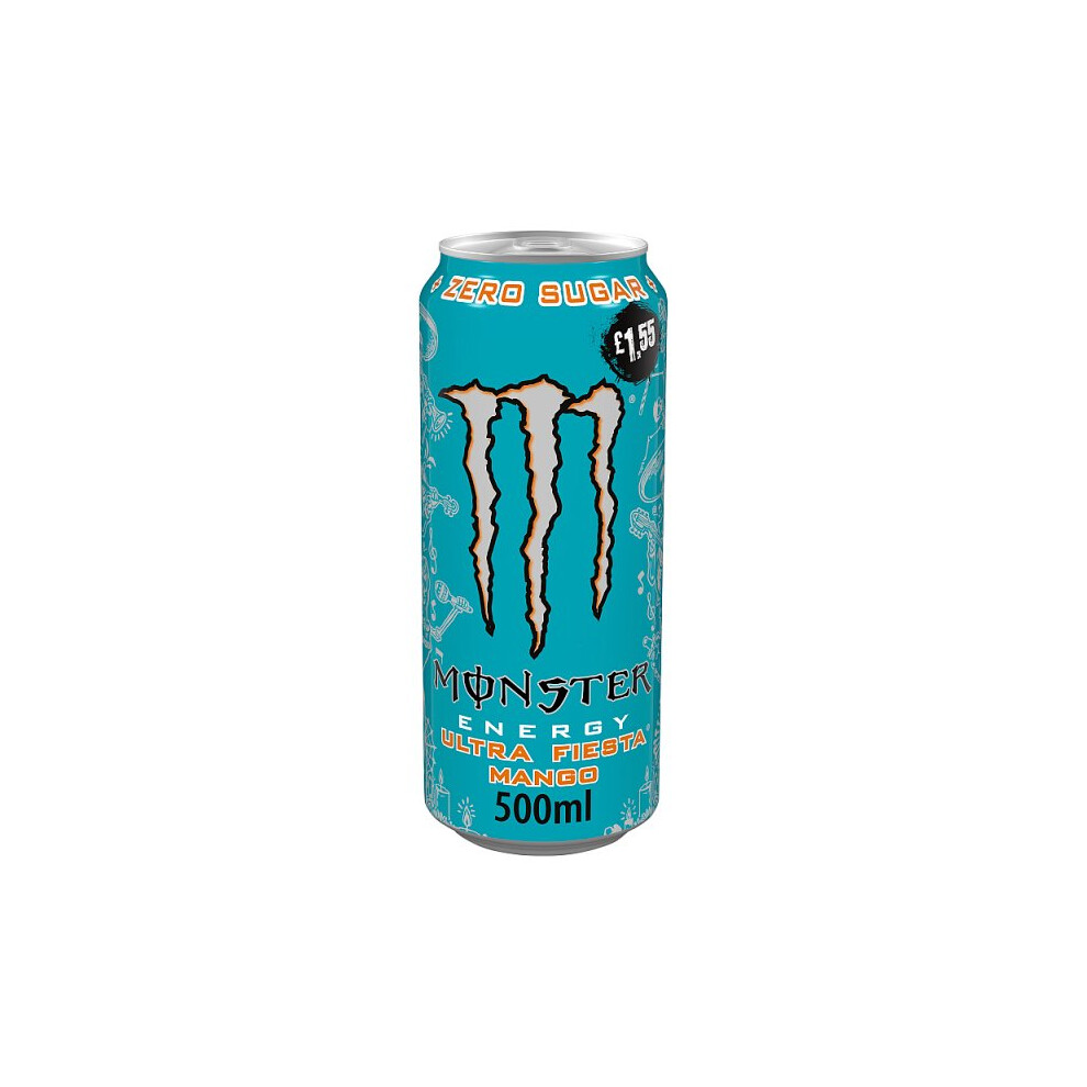Monster Energy Drink Ultra Fiesta Mango 500Ml (Case Of 12)