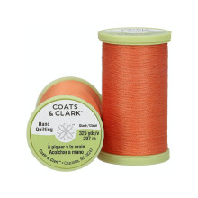 Coats Thread  Zippers Dual Duty Plus Hand Quilting Thread  325Yard  Dark Orange