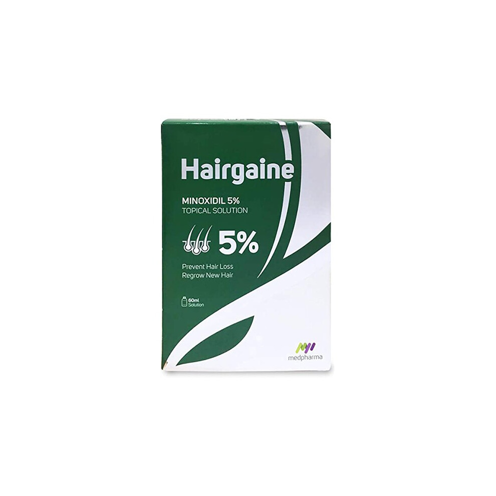 Hairgaine Topical Solution for Men Hair Growth Treatment for Thinning & Receding Hair - 60mL