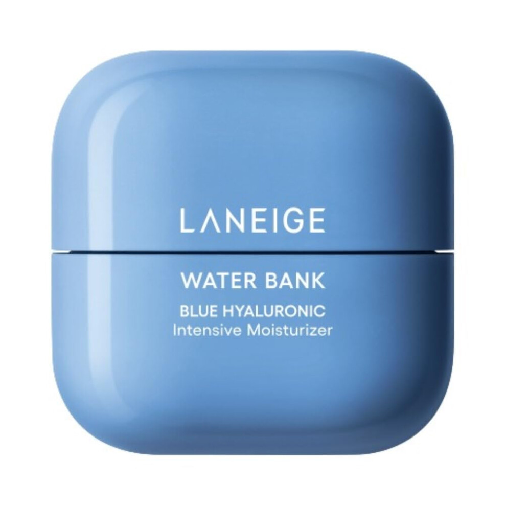 LANEIGE Water Bank Blue Hyaluronic Intensive Moisturizer: Peptides  Squalane  Hydration  Improve Elasticity  Fortify Skin's Moisture Barrier