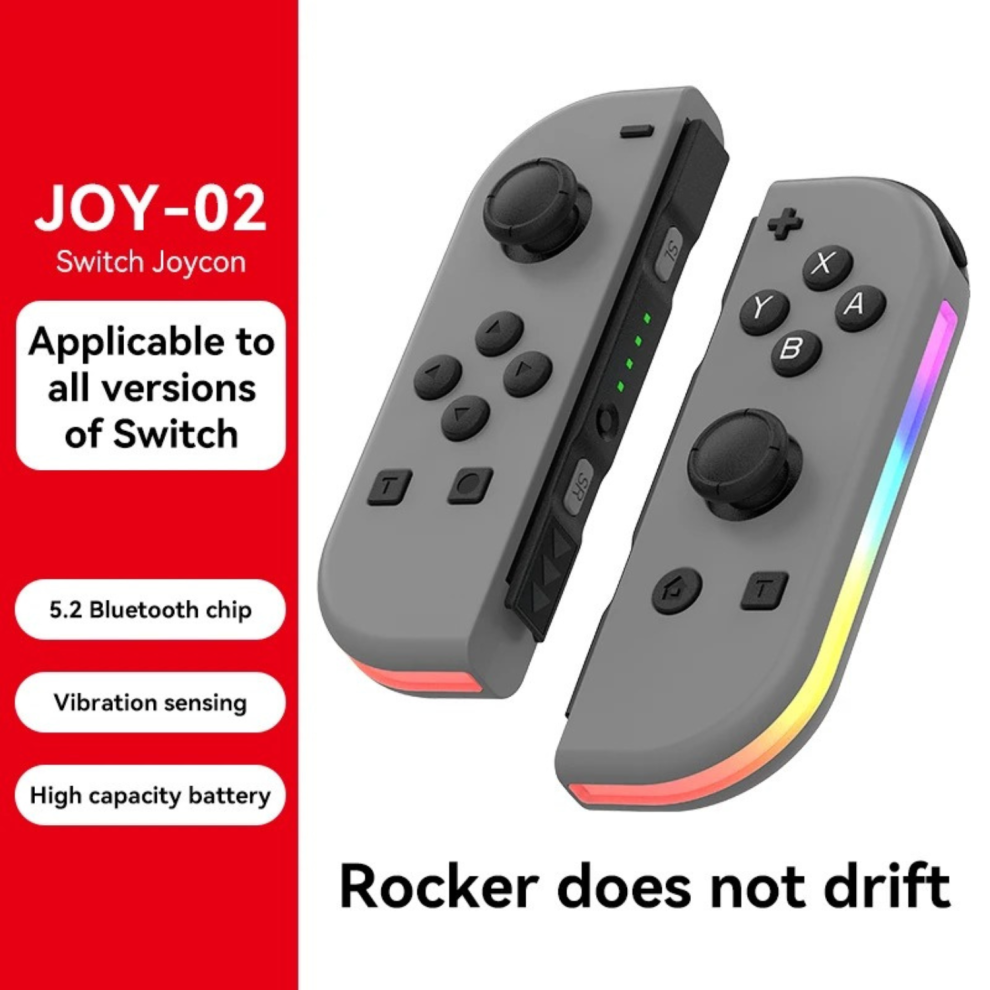(Black) Nintendo Switch Joycon Controller Pair Set Joy Con