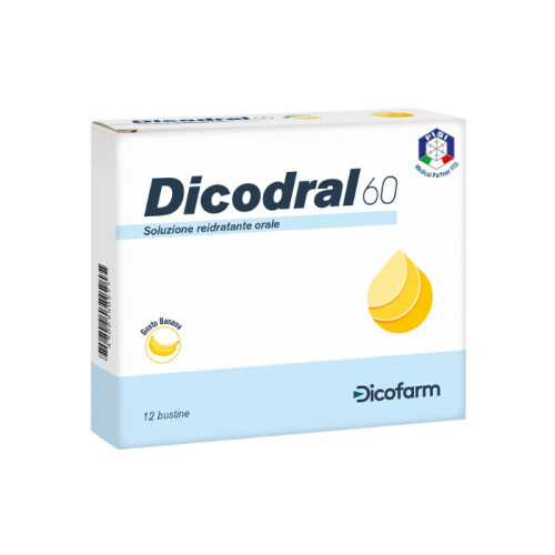 Dicodral 60 Oral Rehydration Solution Electrolyte Solution for Rehydration & Hydration Support - 12's