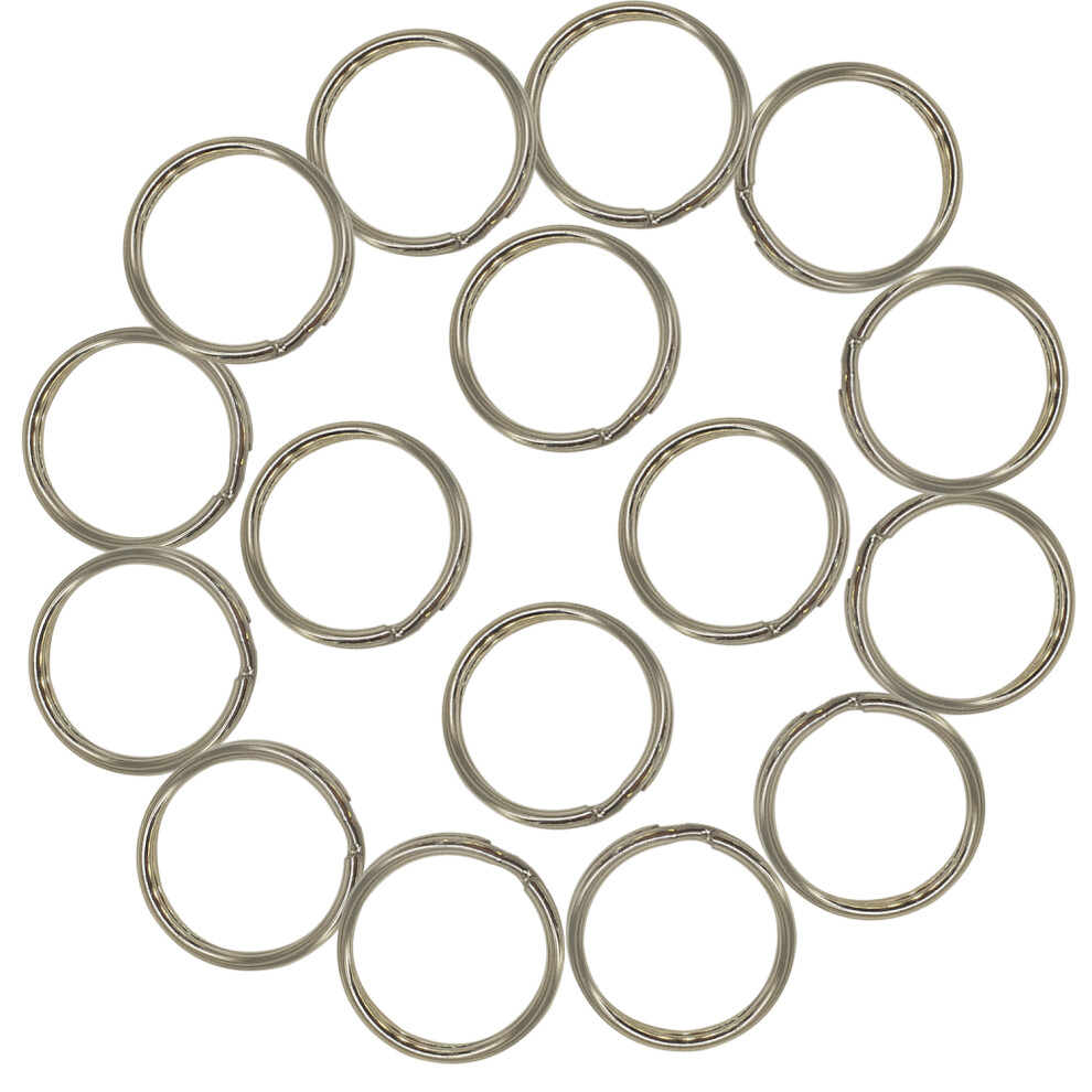 (35mm, 2pcs) Metal O Ring, Silver Keyrings, Flat Round Keychain Jump Rings for Home Car Keys Attachment, Crafts Projects, Purse Making, DIY Leathercra-image-OPC-PFZFDXZ-NEW