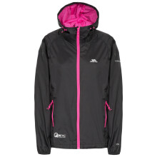 (20, Black) Trespass Womens Waterproof Jacket Packaway Qikpac