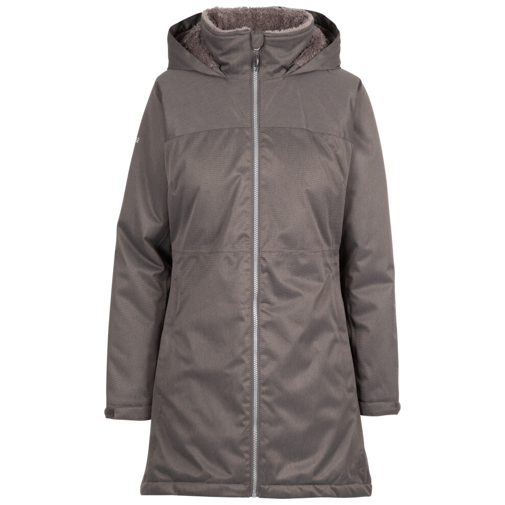 (20, Dark Grey Marl) Trespass Womens Waterpoof Jacket Padded Wintry