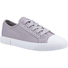 (Grey, 3 (Adults')) Hush Puppies Brooke Canvas Women's Grey Trainers