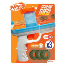 Nerf Cat Catnip Blaster With 3 Catnip Discs Interactive Cat Toy
