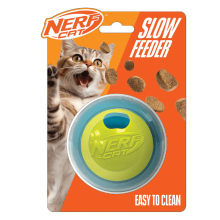 Nerf Cat Puzzle Feeder Ball Interactive Cat Toy That Holds Treats