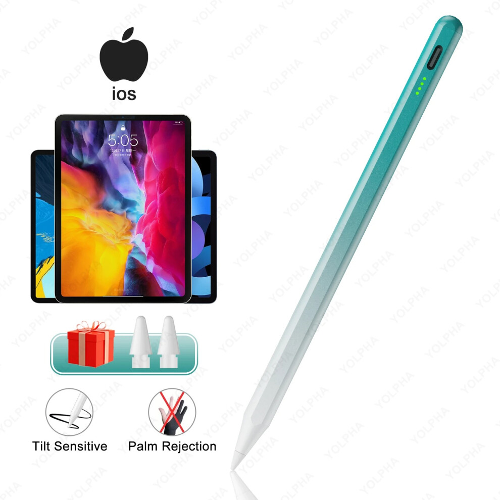 (Blue to White) Stylus Pen for Apple iPad Pencil - iPad Pen for iPad 10th Gen,Fast Charging High Sensitivity Magnetic Stylus with Palm Rejection,iPad Stylus Pencil